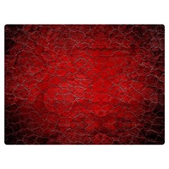 Red Grunge Texture Black Gradient Premium Plush Fleece Blanket (extra Small) by Ket1n9