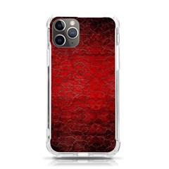 Red Grunge Texture Black Gradient Iphone 11 Pro 5 8 Inch Tpu Uv Print Case by Ket1n9