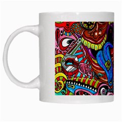 Art Color Dark Detail Monsters Psychedelic White Mug by Ket1n9