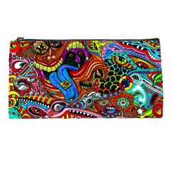 Art Color Dark Detail Monsters Psychedelic Pencil Case by Ket1n9