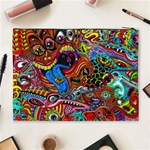 Art Color Dark Detail Monsters Psychedelic Cosmetic Bag (XL) Back