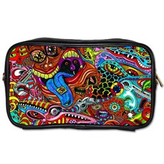 Art Color Dark Detail Monsters Psychedelic Toiletries Bag (one Side) by Ket1n9