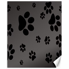 Dog Foodprint Paw Prints Seamless Background And Pattern Canvas 16  X 20  by Ket1n9