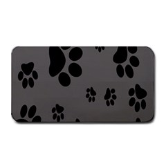 Dog Foodprint Paw Prints Seamless Background And Pattern Medium Bar Mat by Ket1n9