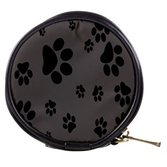 Dog Foodprint Paw Prints Seamless Background And Pattern Mini Makeup Bag by Ket1n9