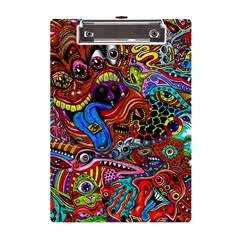 Art Color Dark Detail Monsters Psychedelic A5 Acrylic Clipboard by Ket1n9