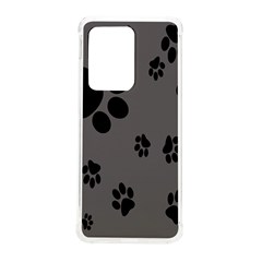 Dog Foodprint Paw Prints Seamless Background And Pattern Samsung Galaxy S20 Ultra 6 9 Inch Tpu Uv Case by Ket1n9