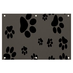 Dog Foodprint Paw Prints Seamless Background And Pattern Banner And Sign 6  X 4  by Ket1n9