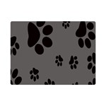 Dog Foodprint Paw Prints Seamless Background And Pattern Premium Plush Fleece Blanket (Mini) 35 x27  Blanket Front