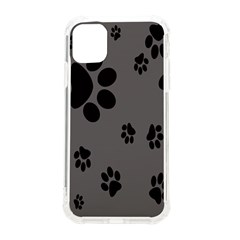 Dog Foodprint Paw Prints Seamless Background And Pattern Iphone 11 Tpu Uv Print Case by Ket1n9