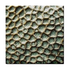 Ocean Pattern Tile Coaster by Ket1n9