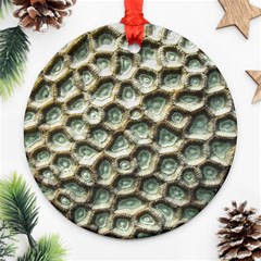 Ocean Pattern Round Ornament (two Sides) by Ket1n9