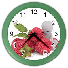 Fruit Healthy Vitamin Vegan Color Wall Clock by Ket1n9