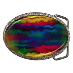 Watercolour Color Background Belt Buckles by Ket1n9