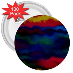 Watercolour Color Background 3  Buttons (100 Pack)  by Ket1n9