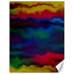 Watercolour Color Background Canvas 12  X 16  by Ket1n9