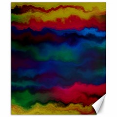 Watercolour Color Background Canvas 8  X 10 