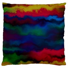 Watercolour Color Background Large Cushion Case (two Sides) by Ket1n9