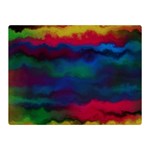 Watercolour Color Background Two Sides Premium Plush Fleece Blanket (Mini) 35 x27  Blanket Front