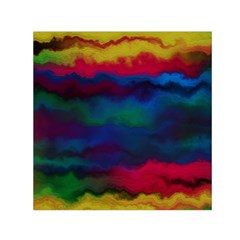 Watercolour Color Background Square Satin Scarf (30  X 30 ) by Ket1n9