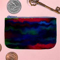 Watercolour Color Background Large Coin Purse by Ket1n9