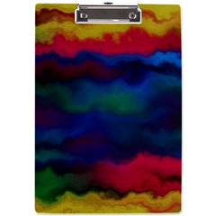 Watercolour Color Background A4 Acrylic Clipboard by Ket1n9