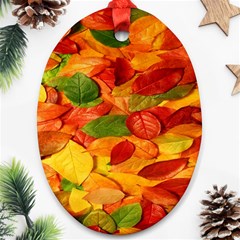 Leaves Texture Ornament (oval) by Ket1n9