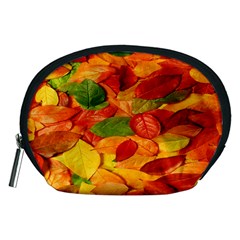 Leaves Texture Accessory Pouch (medium)