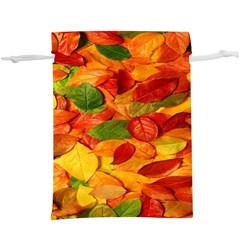 Leaves Texture Lightweight Drawstring Pouch (xl) by Ket1n9