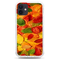 Leaves Texture Iphone 12 Mini Tpu Uv Print Case	 by Ket1n9