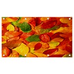 Leaves Texture Banner and Sign 7  x 4  Front