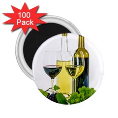 White Wine Red Wine The Bottle 2 25  Magnets (100 Pack)  by Ket1n9