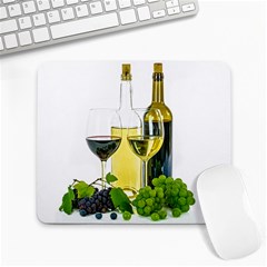 White Wine Red Wine The Bottle Large Mousepad by Ket1n9