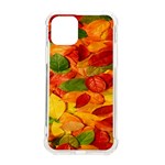 Leaves Texture iPhone 11 Pro 5.8 Inch TPU UV Print Case Front