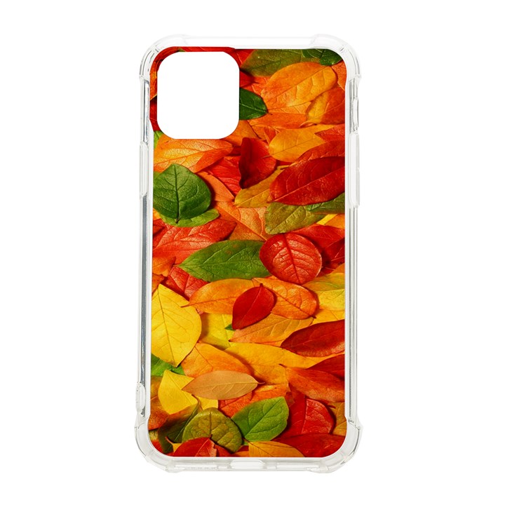 Leaves Texture iPhone 11 Pro 5.8 Inch TPU UV Print Case