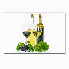 White Wine Red Wine The Bottle Postcard 4 x 6  (pkg Of 10) by Ket1n9