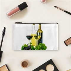 White Wine Red Wine The Bottle Cosmetic Bag (small) by Ket1n9