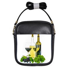 White Wine Red Wine The Bottle Girls Sling Bag by Ket1n9