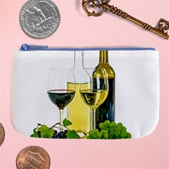 White Wine Red Wine The Bottle Large Coin Purse by Ket1n9