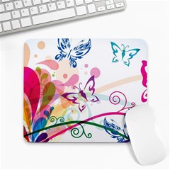 Butterfly Vector Art Large Mousepad by Ket1n9