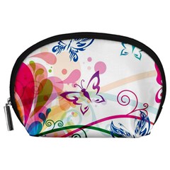 Butterfly Vector Art Accessory Pouch (large) by Ket1n9