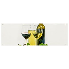 White Wine Red Wine The Bottle Banner And Sign 9  X 3 