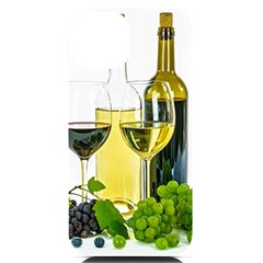 White Wine Red Wine The Bottle Iphone 14 Black Uv Print Case by Ket1n9