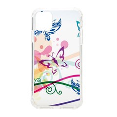 Butterfly Vector Art Iphone 11 Tpu Uv Print Case by Ket1n9