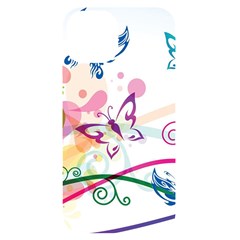 Butterfly Vector Art Iphone 14 Black Uv Print Case by Ket1n9