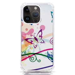 Butterfly Vector Art Iphone 14 Pro Tpu Uv Print Case by Ket1n9