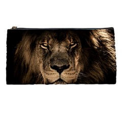 African Lion Mane Close Eyes Pencil Case by Ket1n9