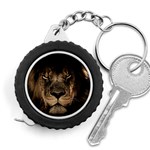 African Lion Mane Close Eyes Measuring Tape Front