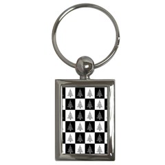 Christmas Tree Xmas Tree Key Chain (rectangle) by Ket1n9