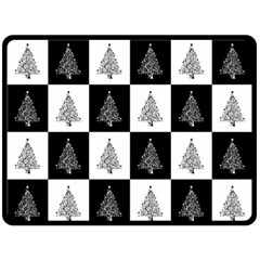 Christmas Tree Xmas Tree Fleece Blanket (large) by Ket1n9